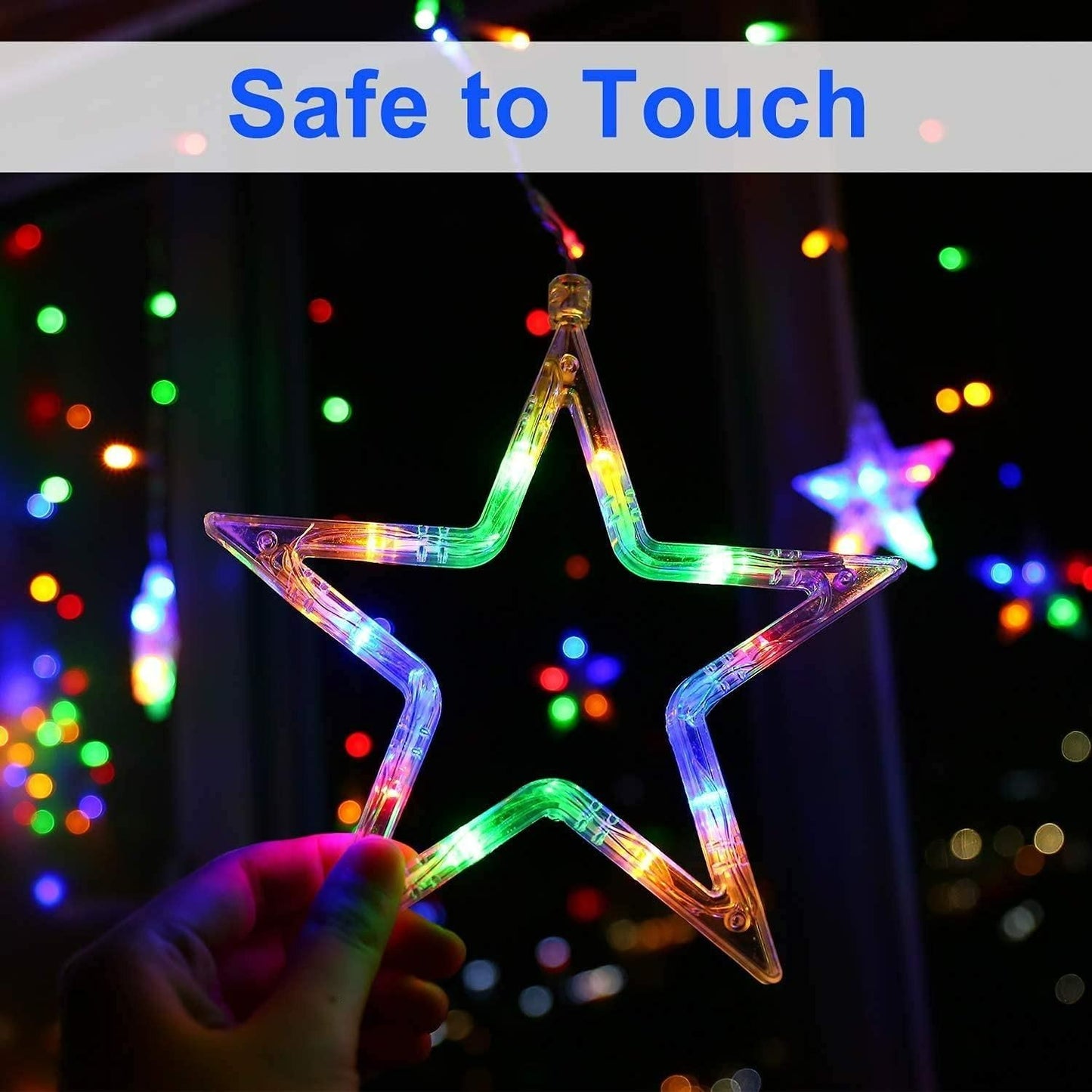 StarGlow Curtain Fairy Lights